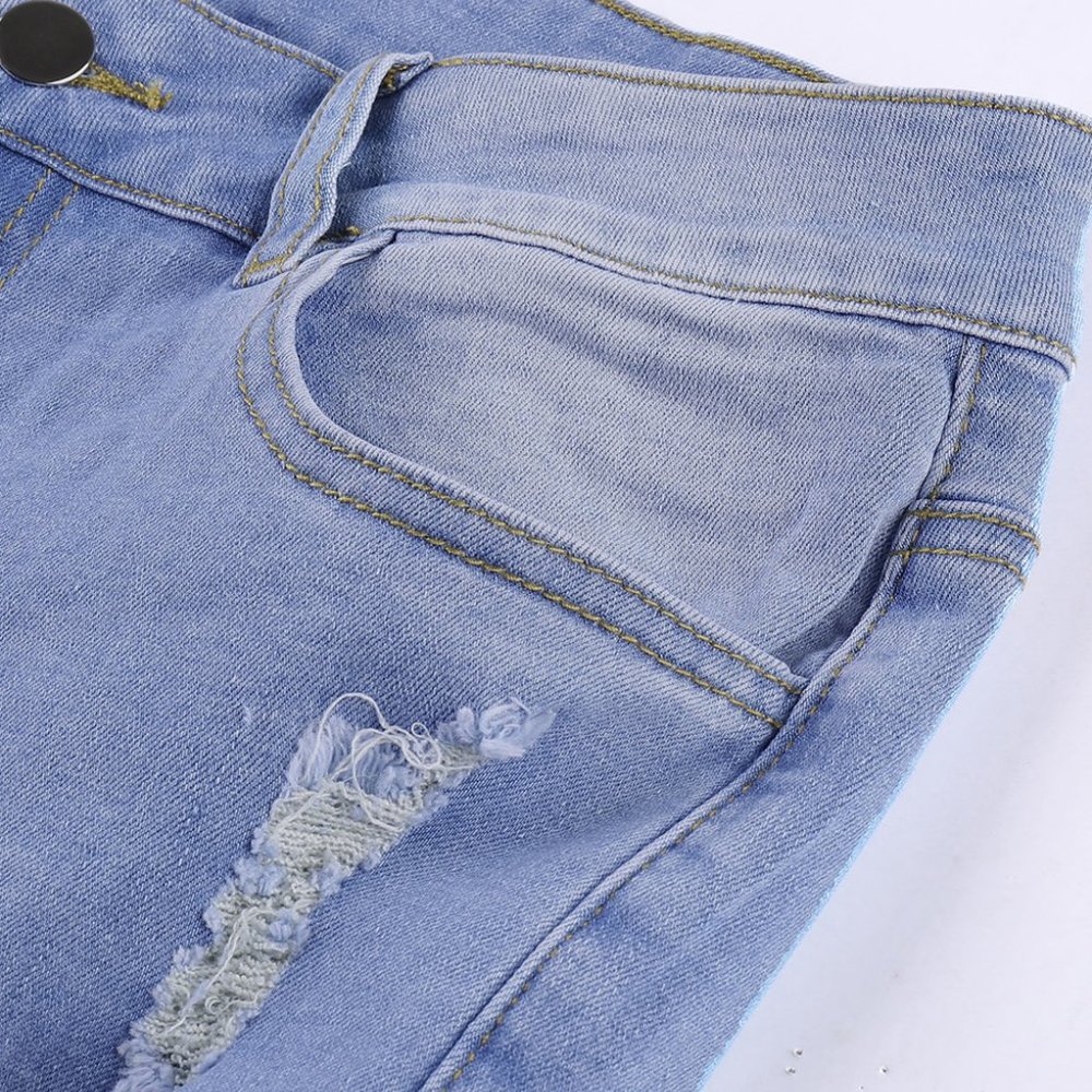 **LAST ONE**Distressed Ripped Pockets High Waisted - Picture 5 of 7
